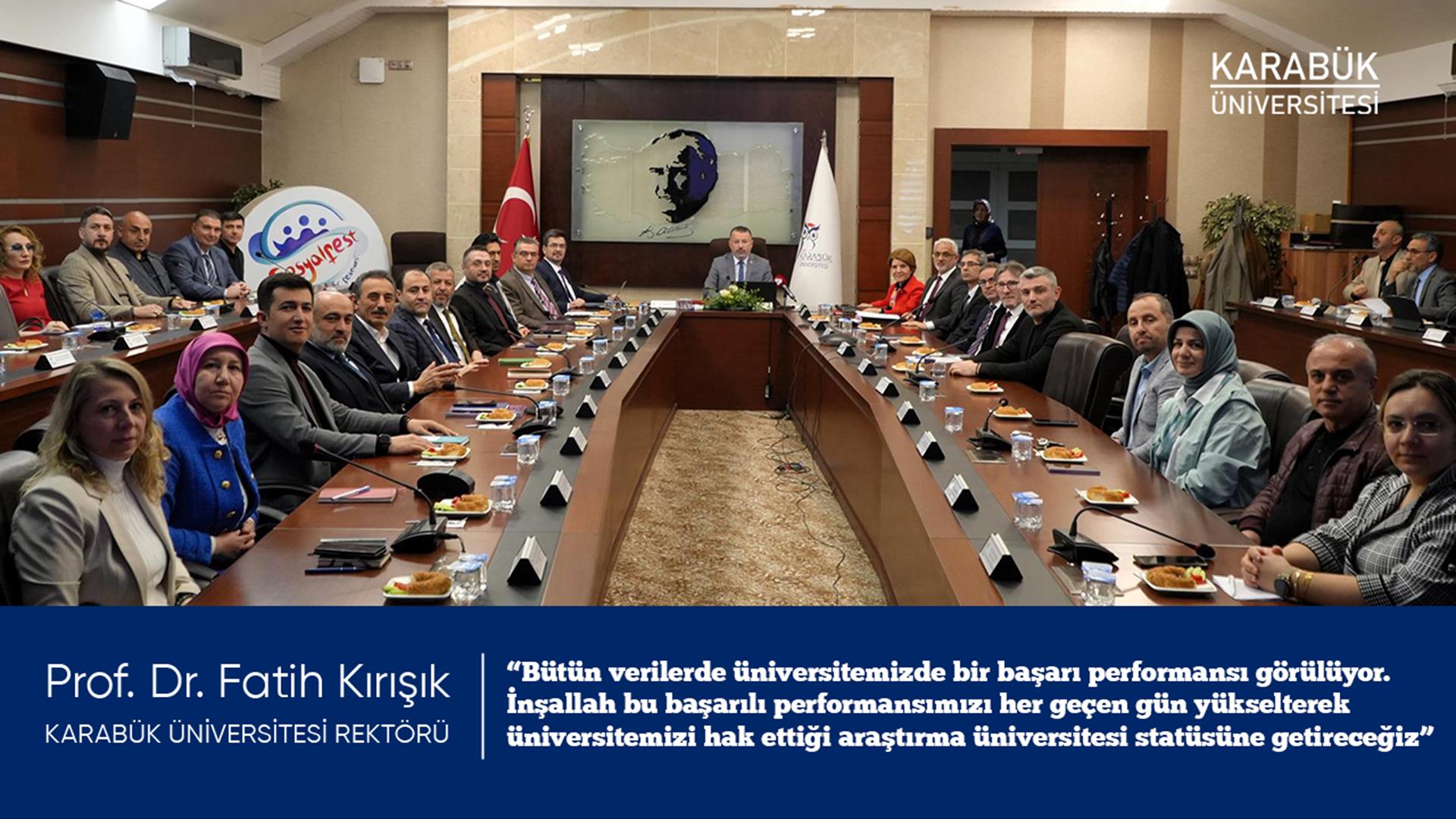 KBÜ Nisan Senatosu’nda Akreditasyon ve Uluslararası Başarılar Ele Alındı