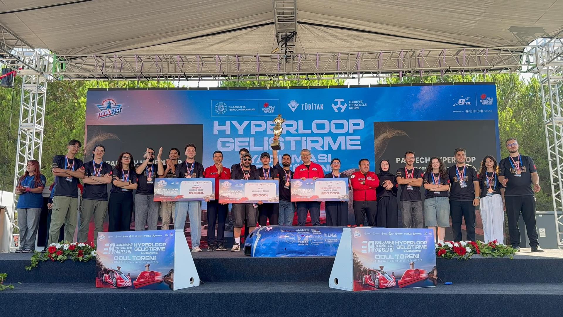 Karabük Üniversitesinin PARTECH Hyperloop Takımı Türkiye İkincisi Oldu