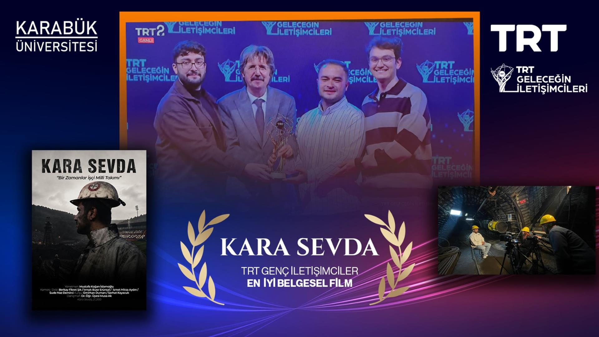 KBÜ Öğrencilerinin “Kara Sevda” Belgeseline TRT’den Birincilik Ödülü