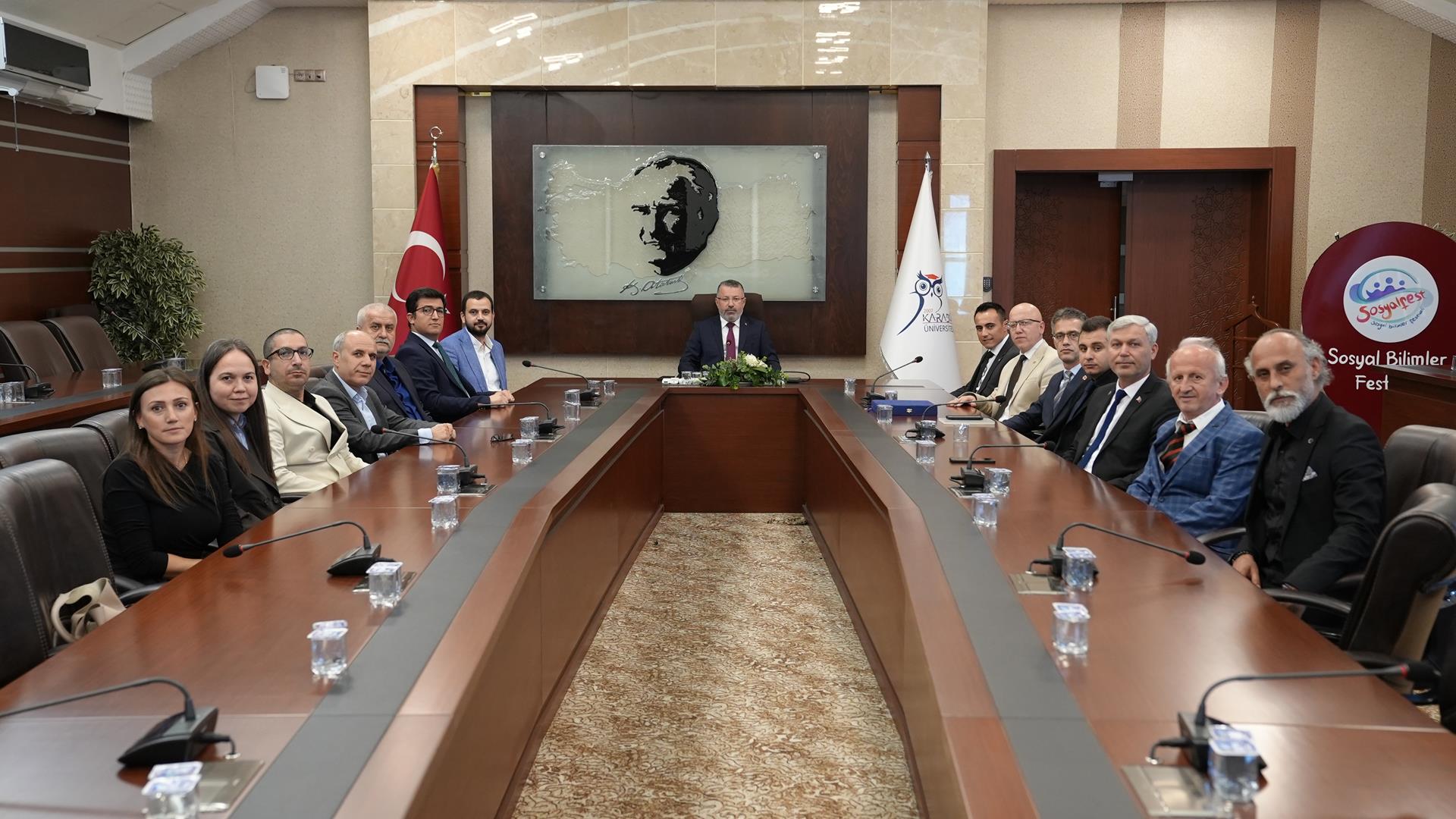 Türk Eğitim-Sen Karabük Şube Yönetiminden Rektör Kırışık’a Ziyaret