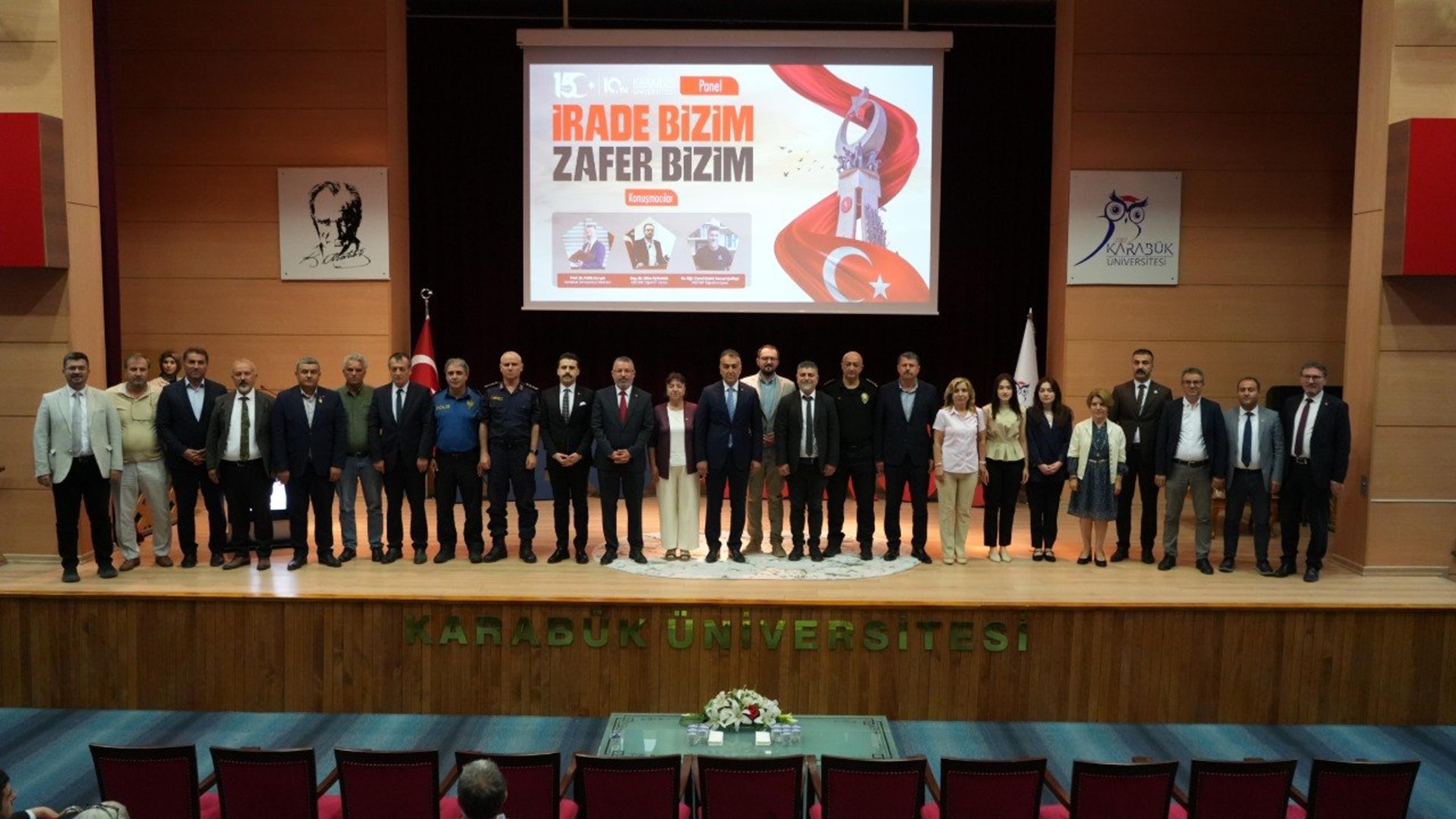 KBÜ’de 15 Temmuz Ruhu “İrade Bizim Zafer Bizim” Paneliyle Yaşatıldı