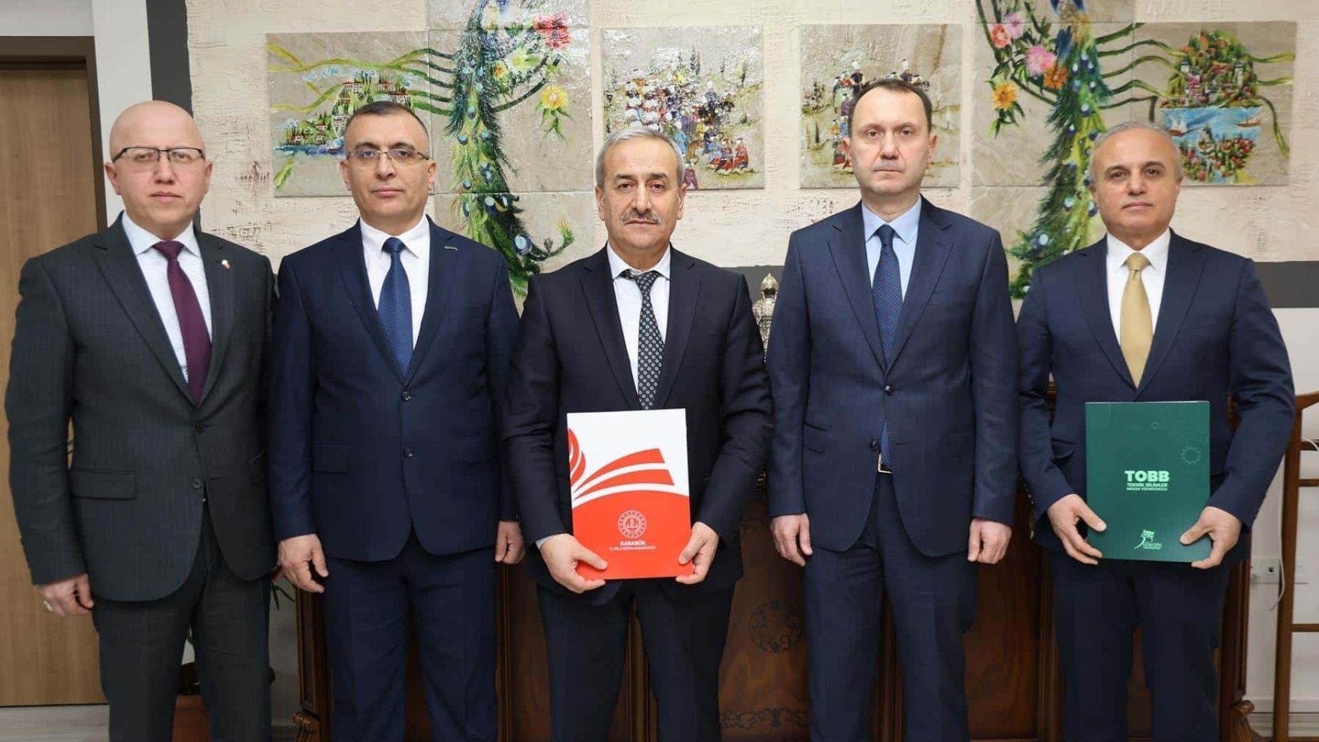 Karabük Üniversitesi Mesleki Eğitimde İş Birliğini Güçlendiriyor