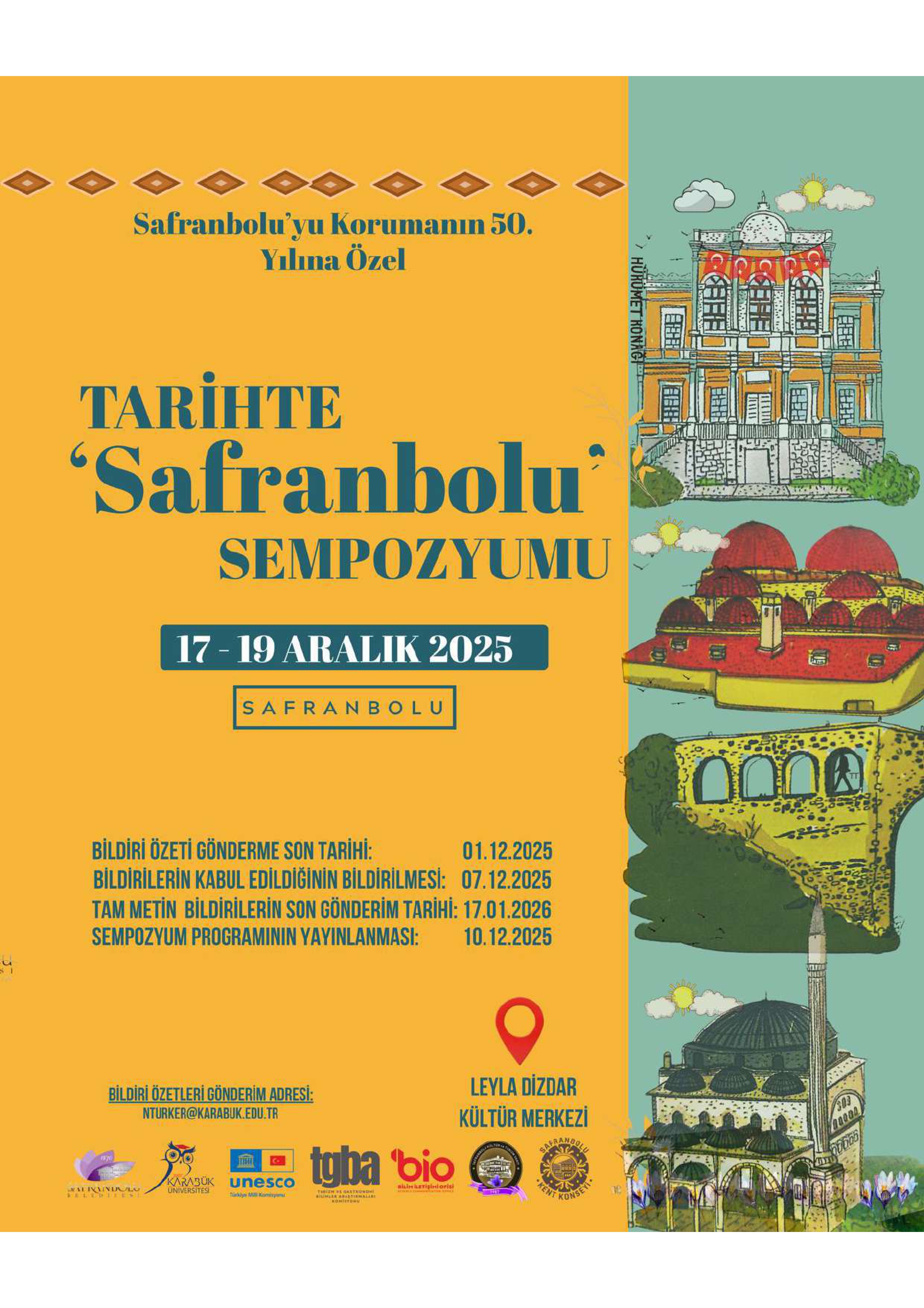 Tarihte Safranbolu Sempozyumu 17-19 Aralık 2025