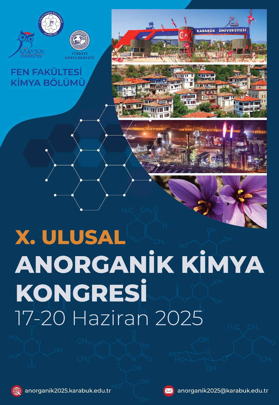 X. Ulusal Anorganik Kimya Kongresi 17- 20 Haziran 2025