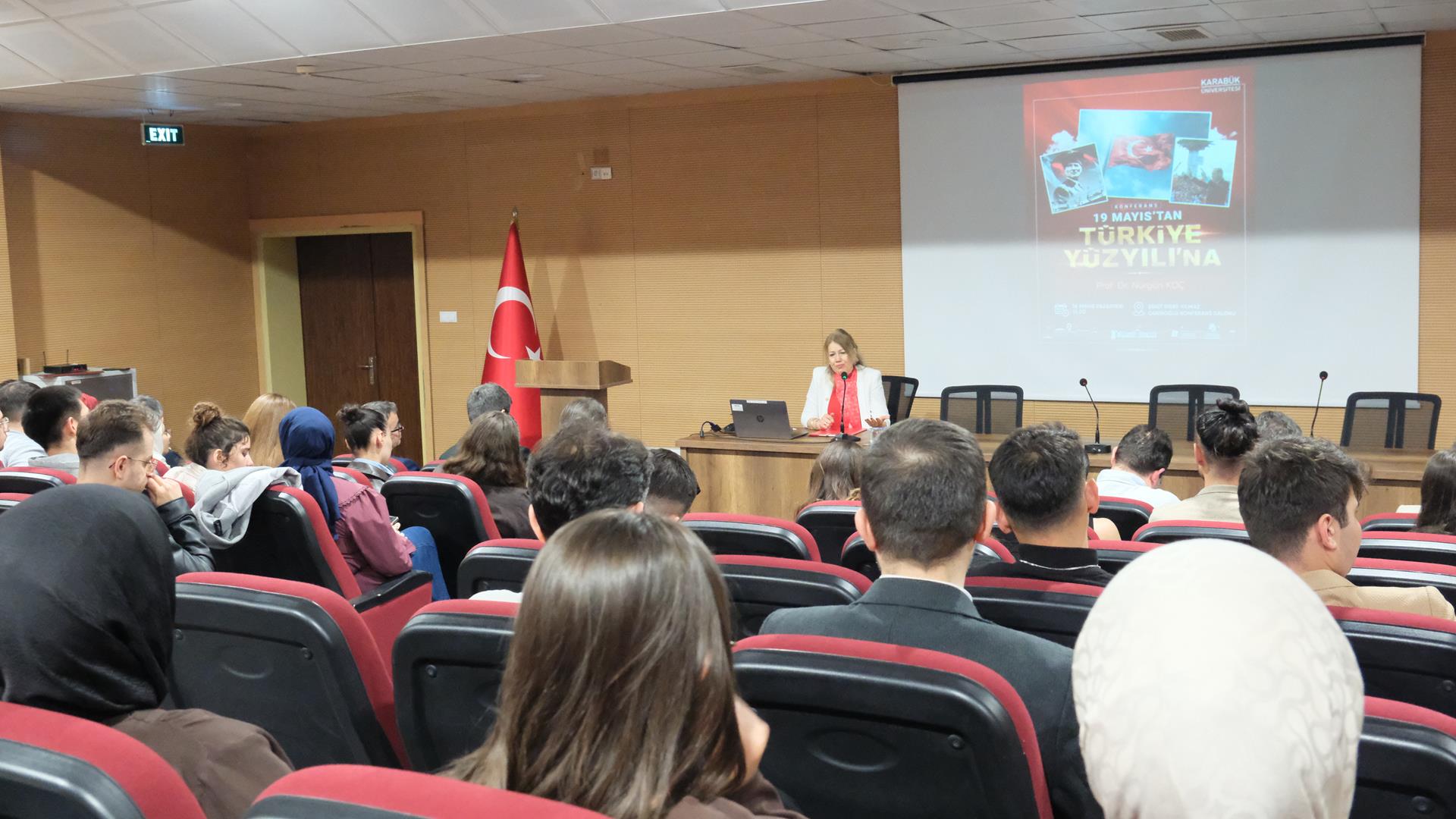 KBÜ'de“19 Mayıs’tan Türkiye Yüzyılı’na” Konferansı Düzenlendi