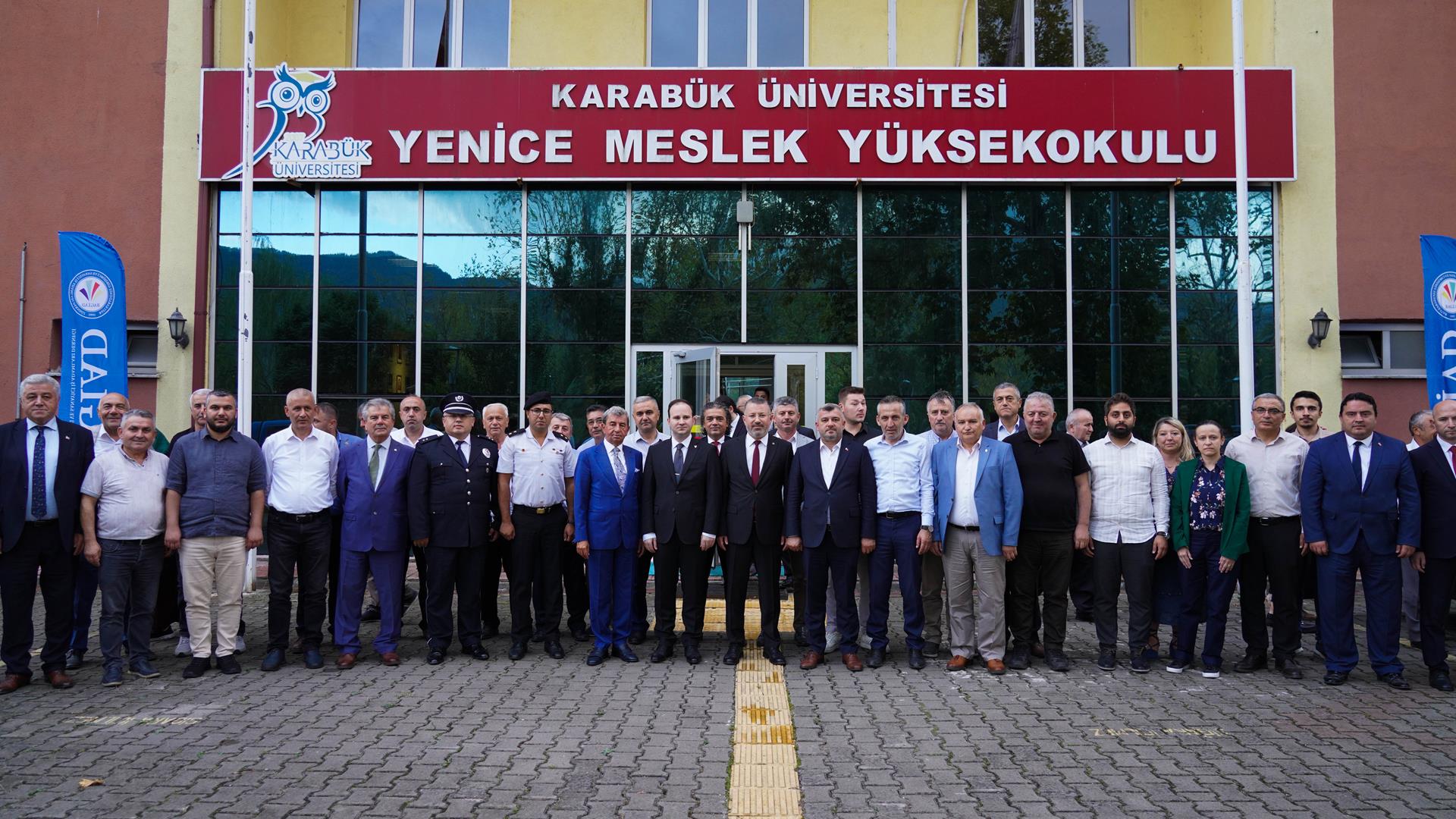 KBÜ Rektörü Prof. Dr. Fatih Kırışık "Yenice'nin Kalkınması" Toplantısına Katıldı