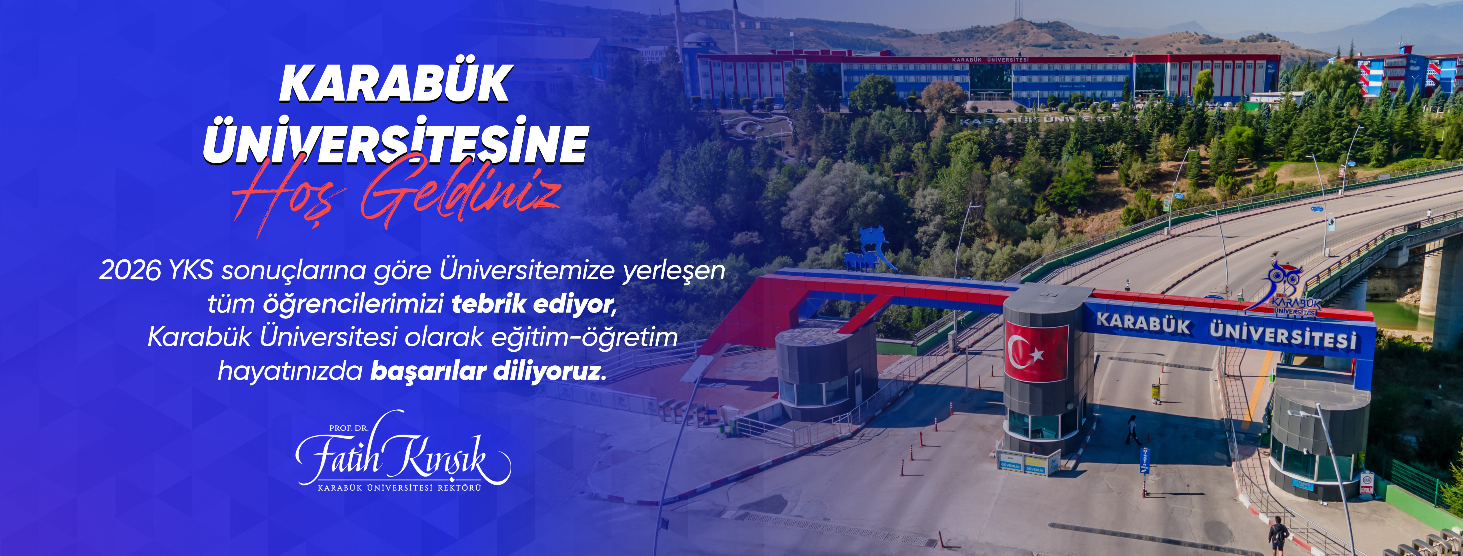 Rektörümüzden Mesaj