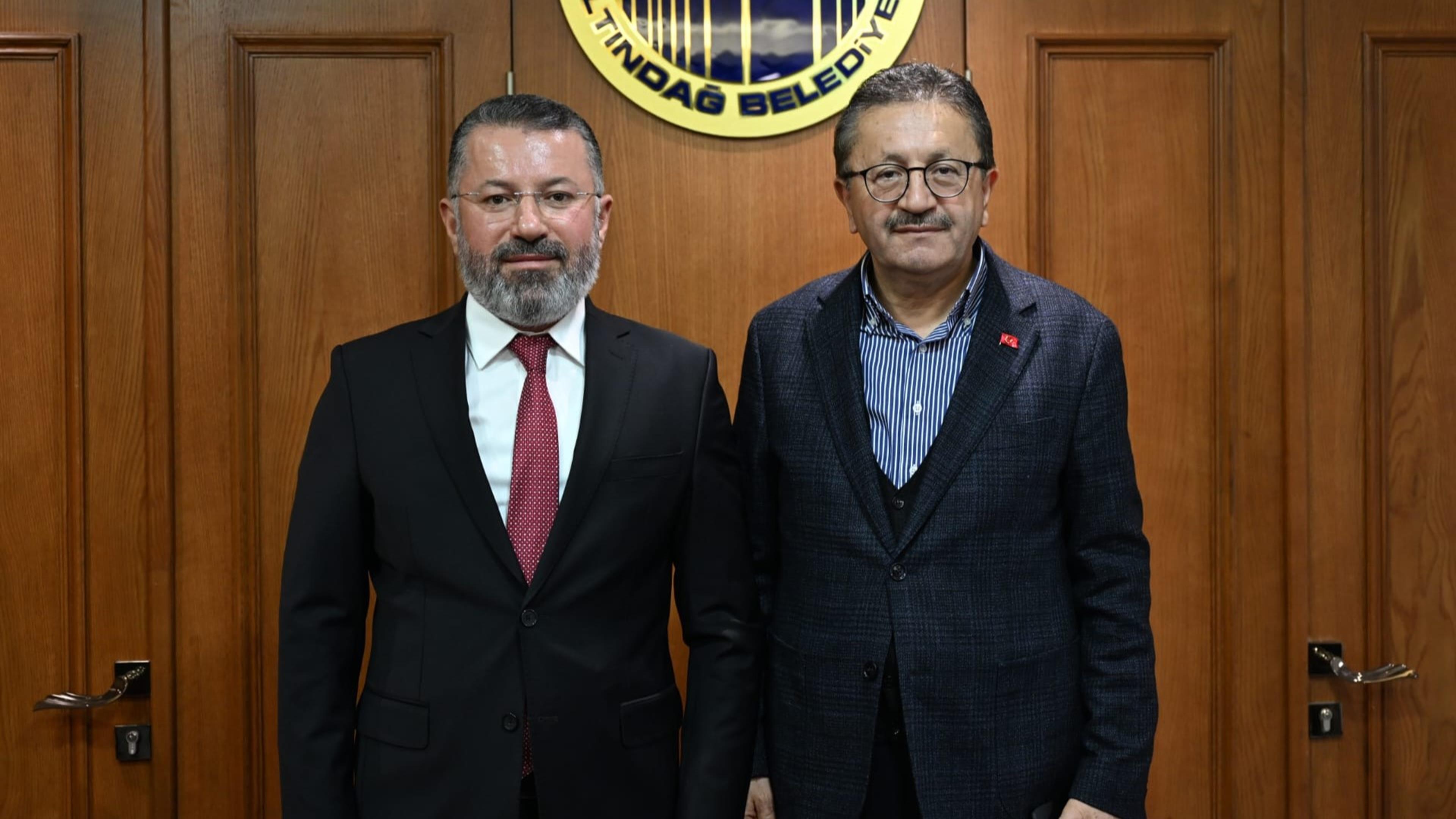 Karabük Üniversitesi Rektörü Prof. Dr. Fatih Kırışık'tan, Altındağ Belediye Başkanı Veysel Tiryaki'ye Ziyaret