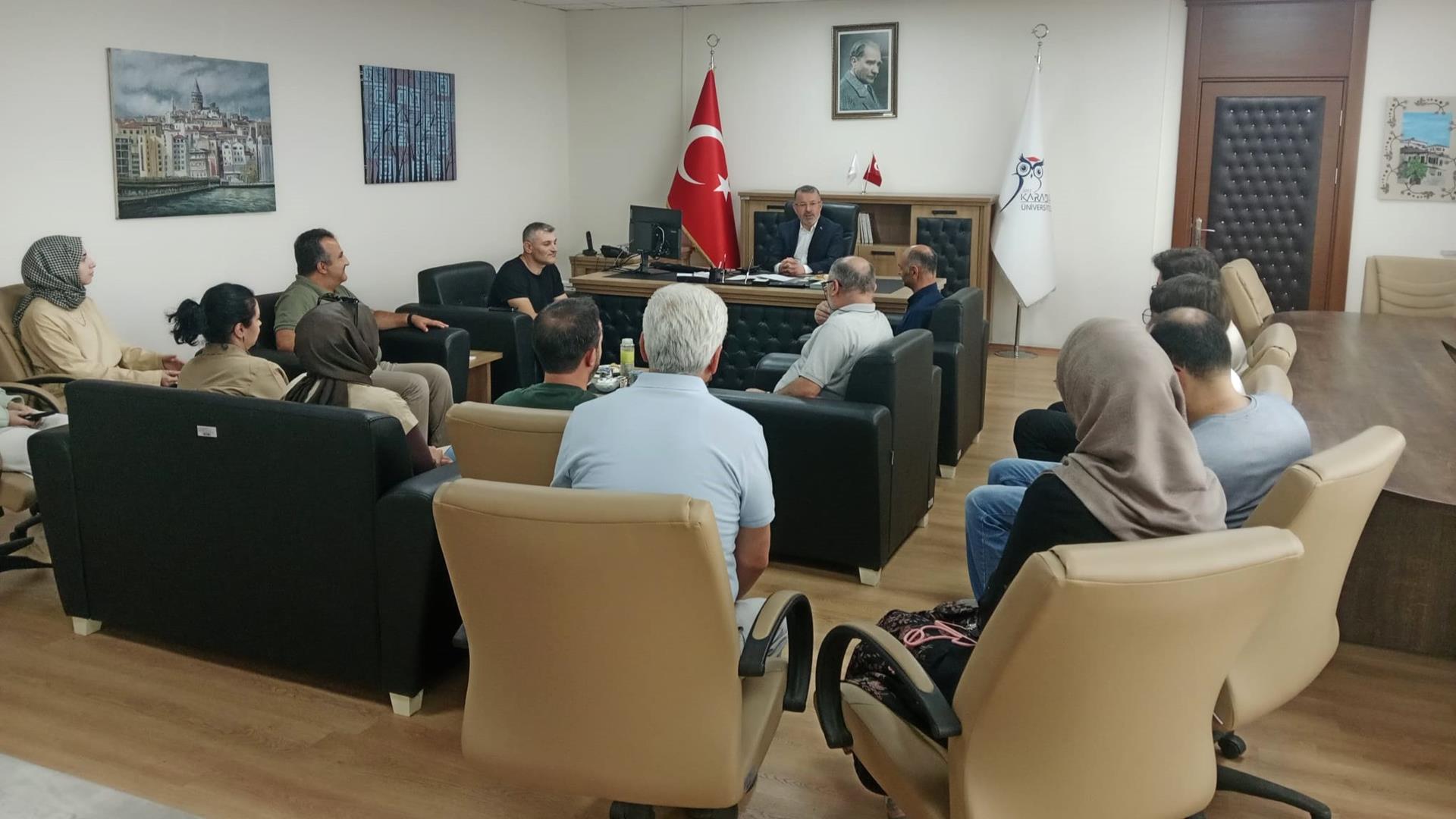 Karabük Üniversitesi Rektörü Kırışık Safranbolu Başak Cengiz Mimarlık Fakültesini Ziyaret Etti
