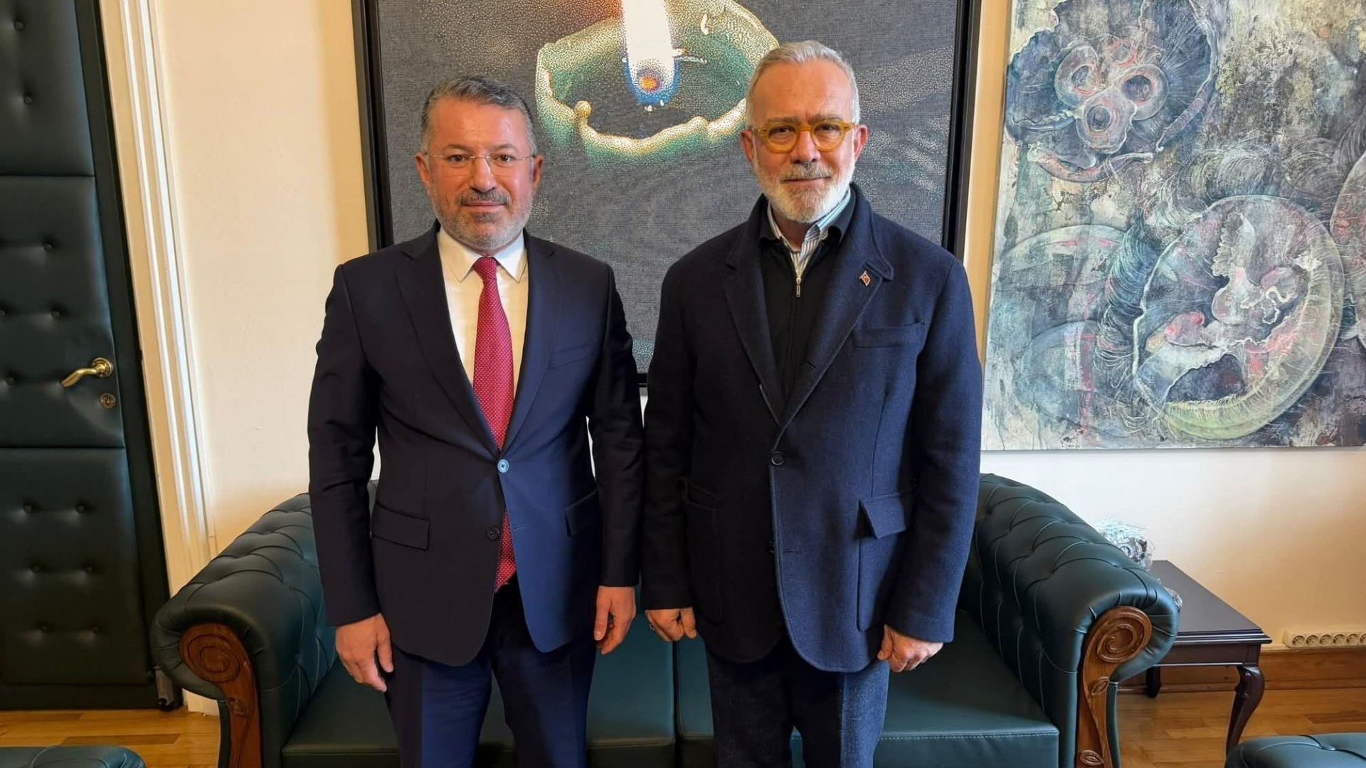 Rektör Prof. Dr. Fatih Kırışık’tan AK Parti Grup Başkan Vekili Bahadır Nahit Yenişehirlioğlu’na Ziyaret