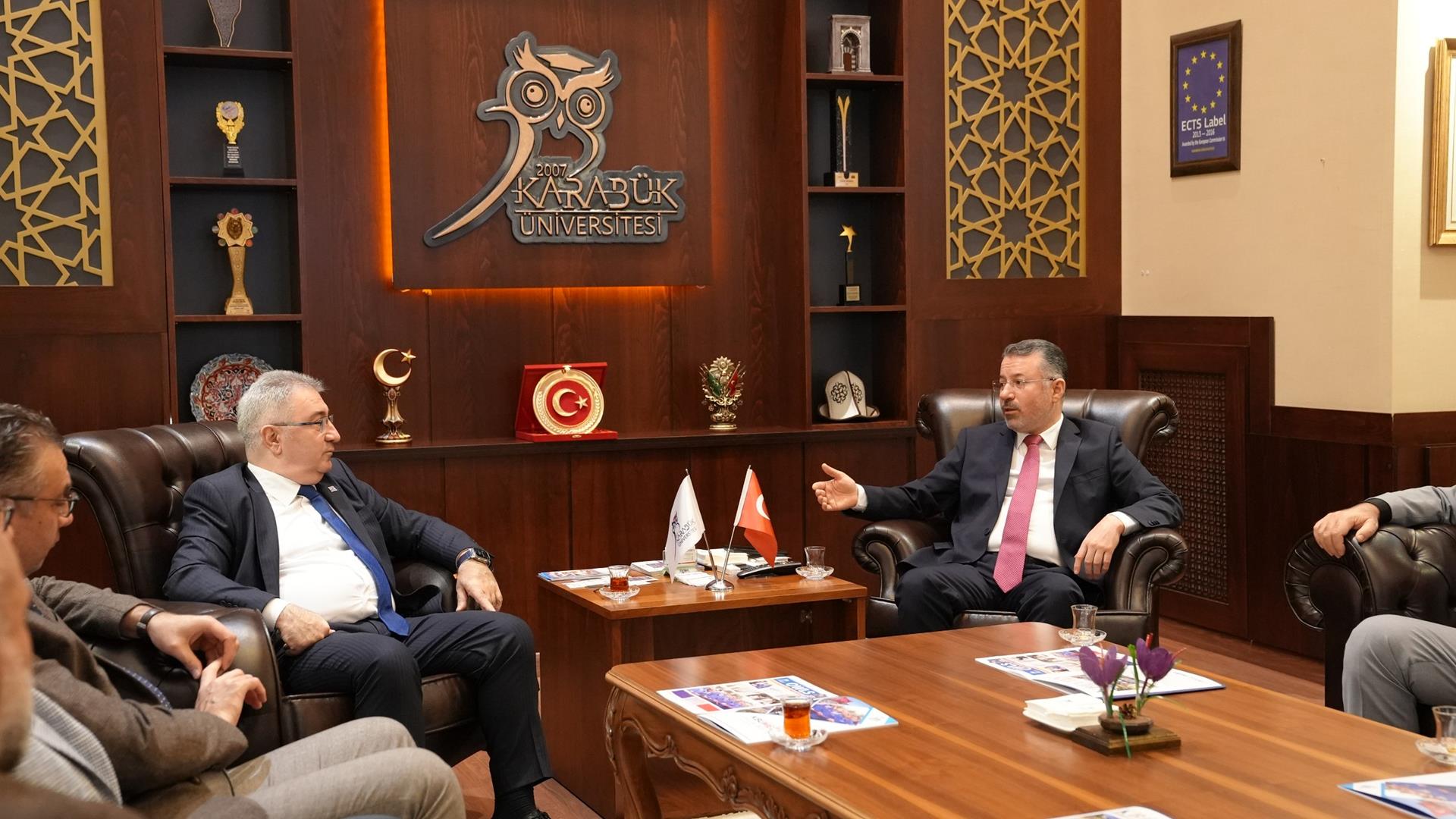 KARDEMİR Genel Müdürü Peker’den Rektör Kırışık’a Ziyaret