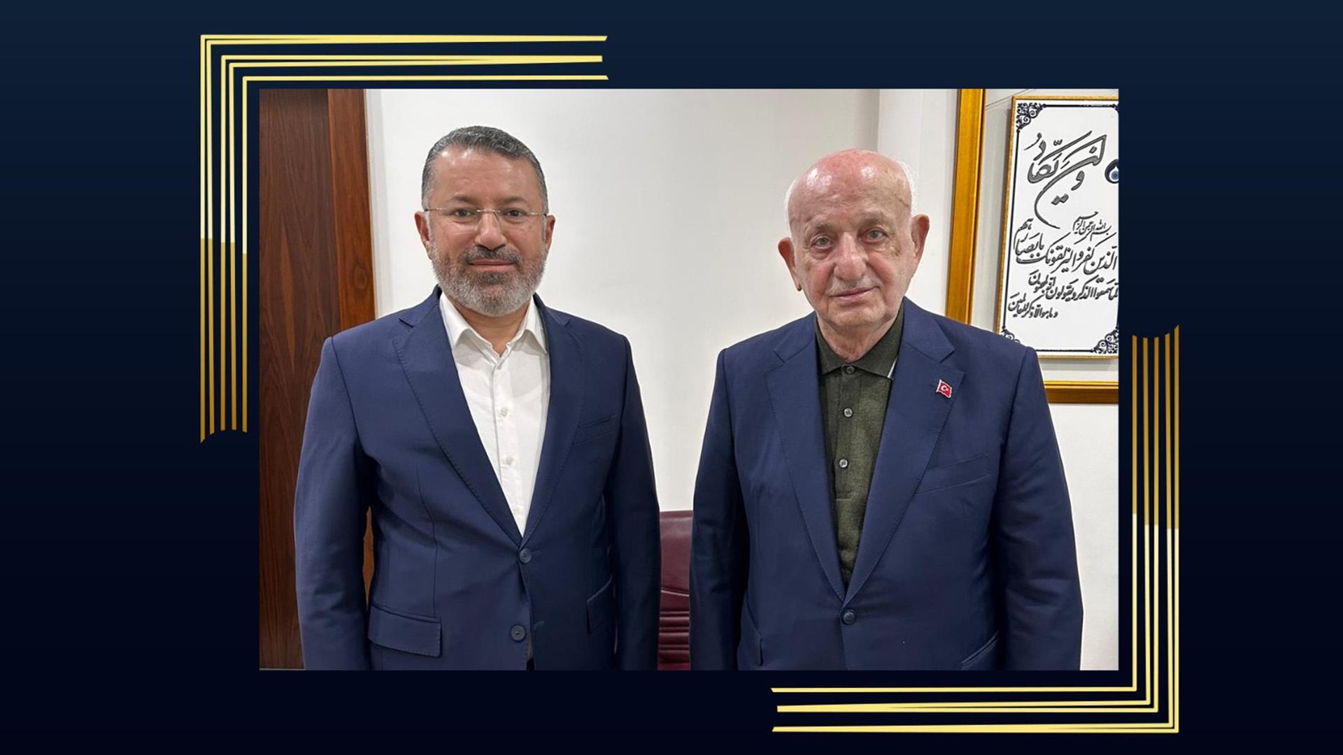 Rektör Prof. Dr. Fatih Kırışık, 27. Dönem TBMM Başkanı İsmail Kahraman’ı Ziyaret Etti