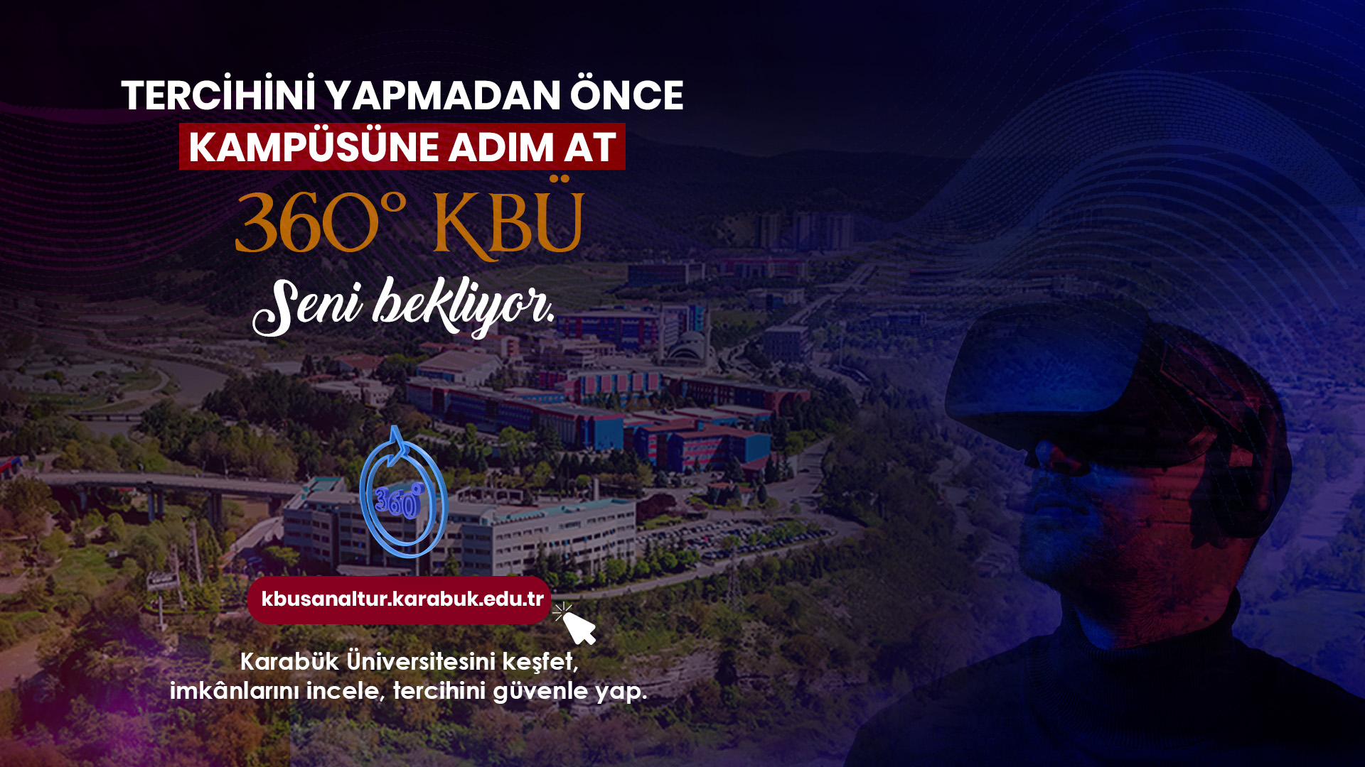 Karabük Üniversitesinden Aday Öğrencilere Sanal Kampüs Turu