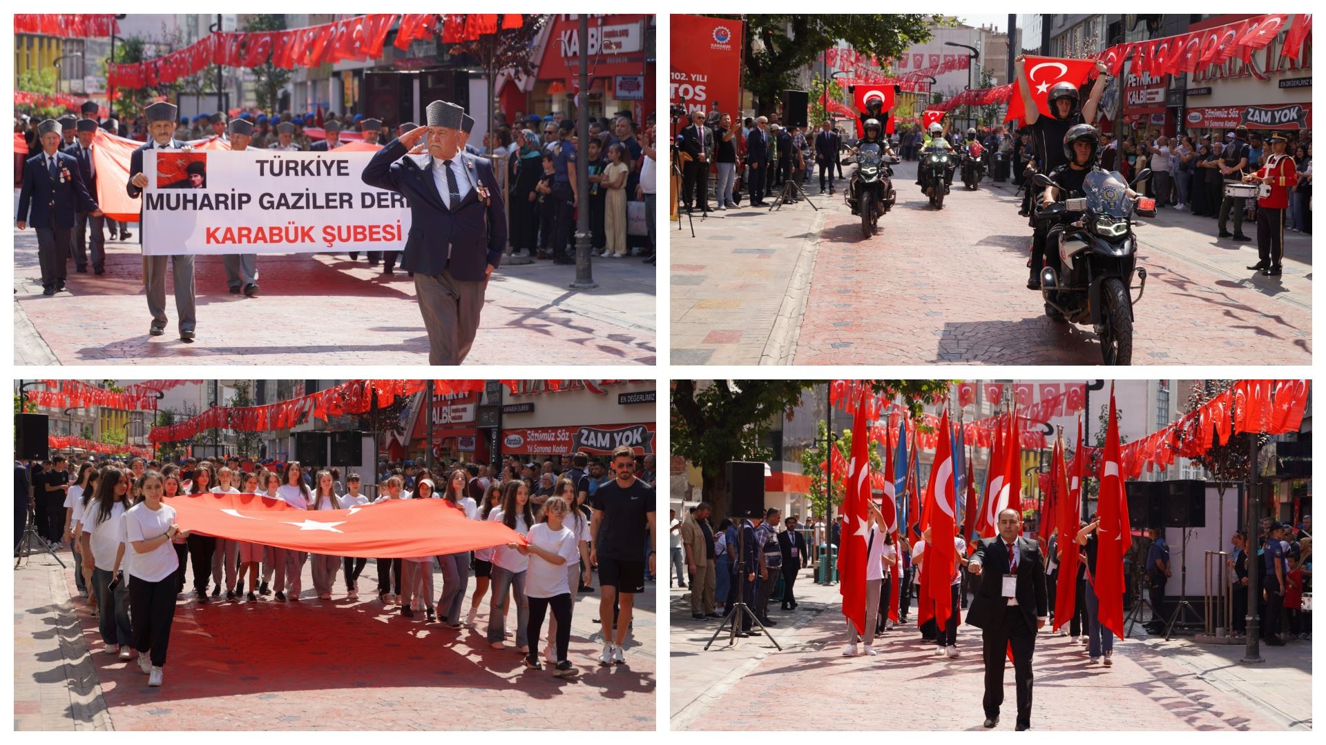 30 Ağustos Zafer Bayramı Karabük’te Coşkuyla Kutlandı