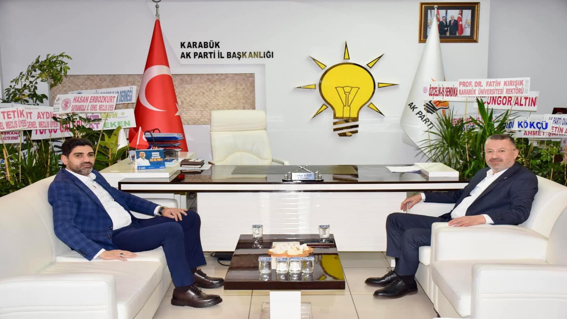 Rektör Kırışık'tan Başkan Salt'a Hayırlı Olsun Ziyareti