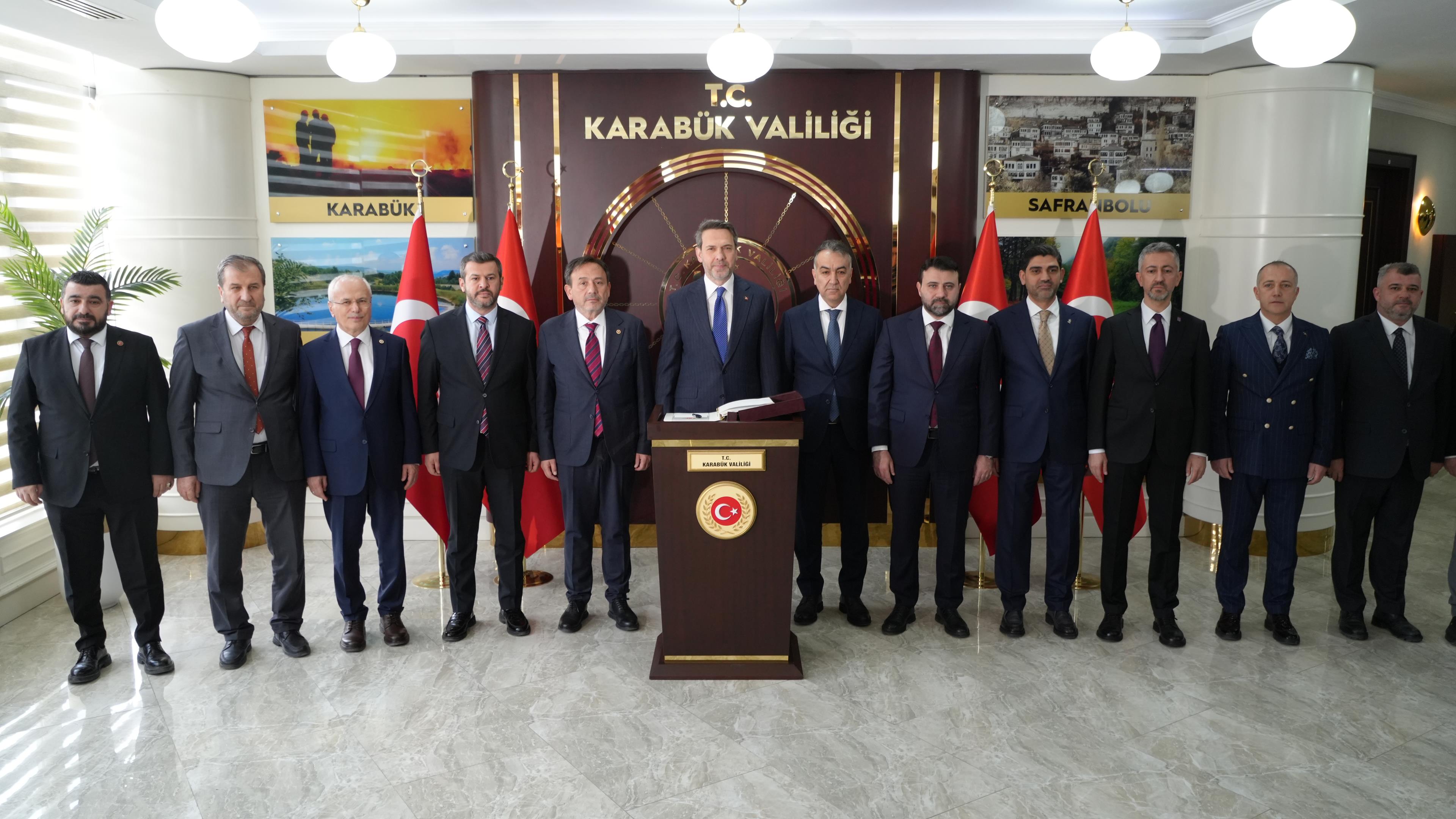 Enerji ve Tabii Kaynaklar Bakanı Alparslan Bayraktar Karabük’te