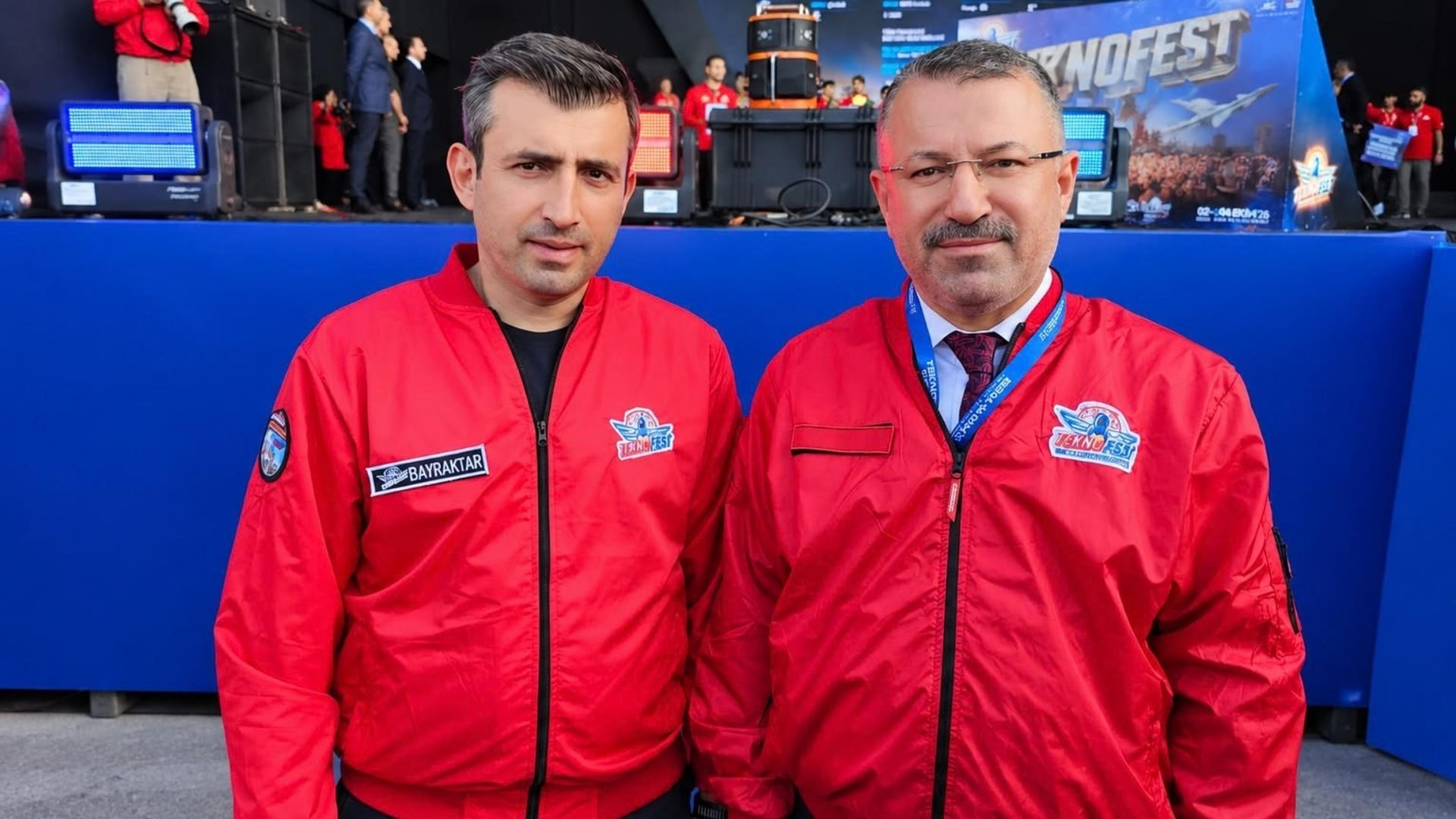 Rektör Prof. Dr. Fatih Kırışık, TEKNOFEST Güneydoğu’da Selçuk Bayraktar ile Bir Araya Geldi