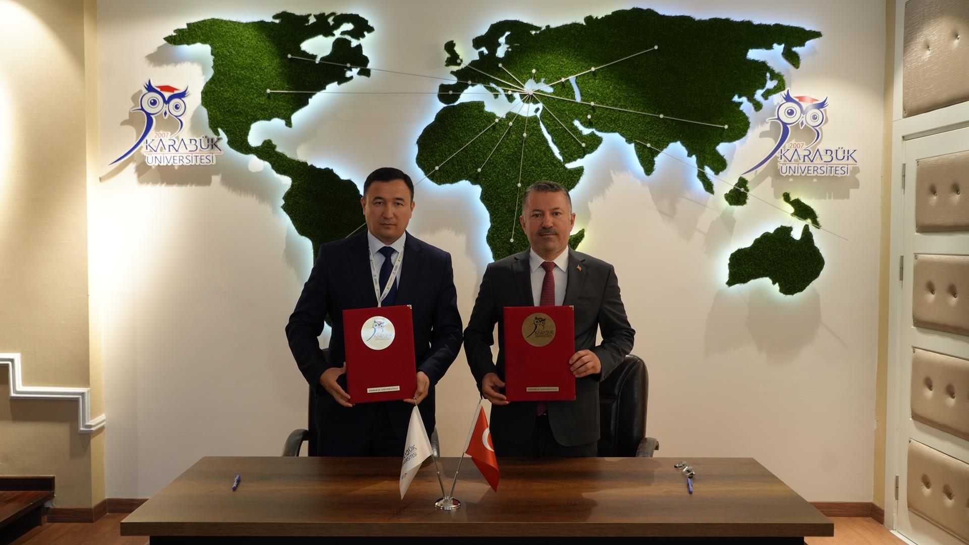 KBÜ ile Özbekistan Alfraganus Üniversitesi Arasında Akademik İş Birliği Protokolü